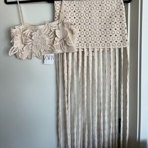 NWT Zara skirt set